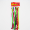 100pcs 6mm 30cm per bag colorful handcraft Chenille stem